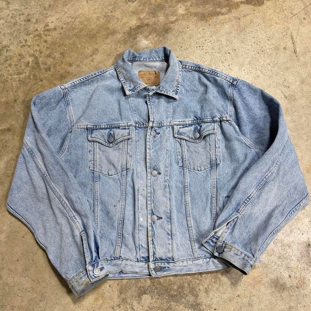 Vintage GAP Washed Denim Workwear Jacket